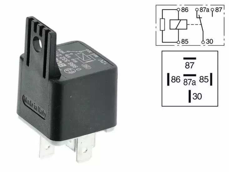 RELE 12V 5-N. 87A VASTUS - Yleisosat ja tarvikkeet - 76456 - 1