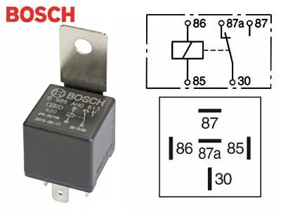 RELE 24V 10/20A 5-N. 87A, PITIMELLÄ - Yleisosat ja tarvikkeet - 76486 - 1