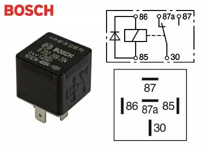 RELE 24V 10/20A 87A+DIODI ILMAN PIDINTÄ - Yleisosat ja tarvikkeet - 77826 - 1