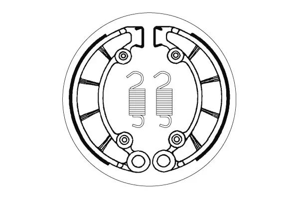 Sbs Jarrukengät - Moottoripyörän Jarrupalat - 104706 - 1