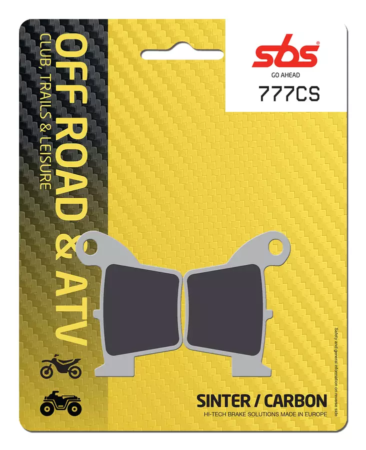 Sbs Jarrupalat Carbon Silver - Moottoripyörän Jarrupalat - 103966 - 1
