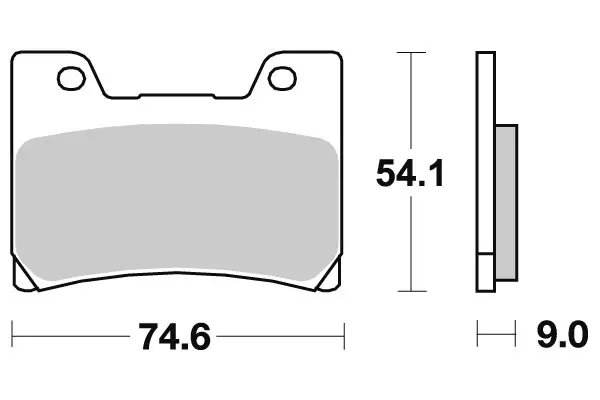 Sbs Jarrupalat Sintered - Moottoripyörän Jarrupalat - 104766 - 1