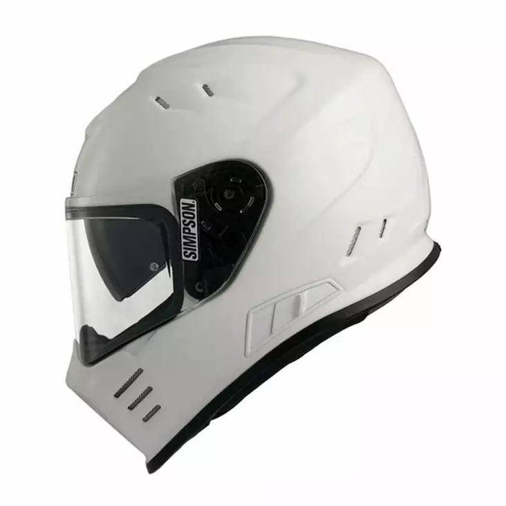 SIMPSON Kypärä Venom 06 solid kiiltävä valkoinen S - MP Umpikypärät - 87646 - 1