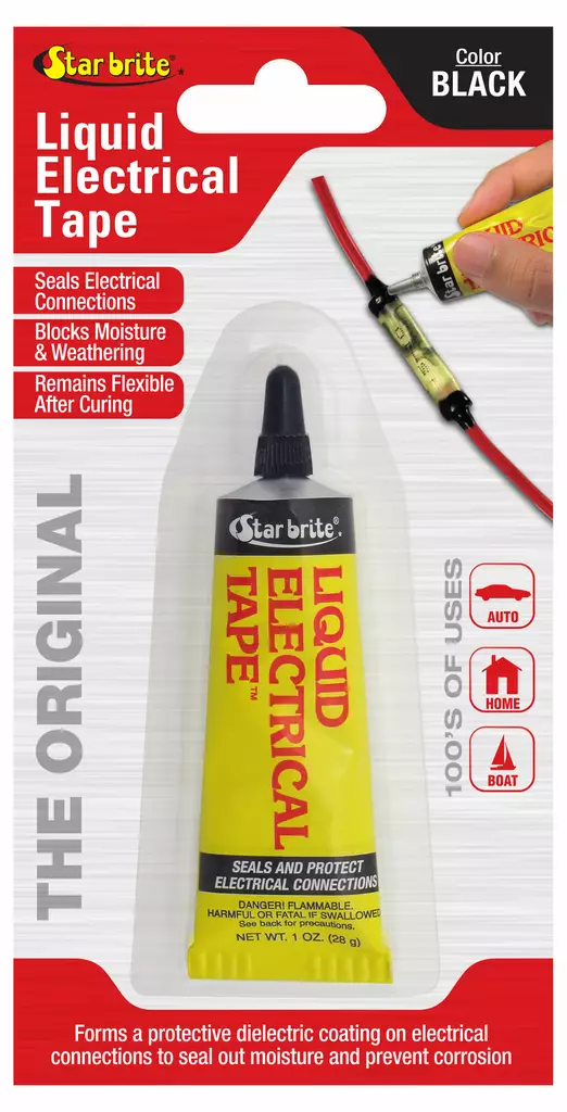 Star brite Nestemäinen sähköteippi musta 28g - Pesu & huolto - 107636 - 1
