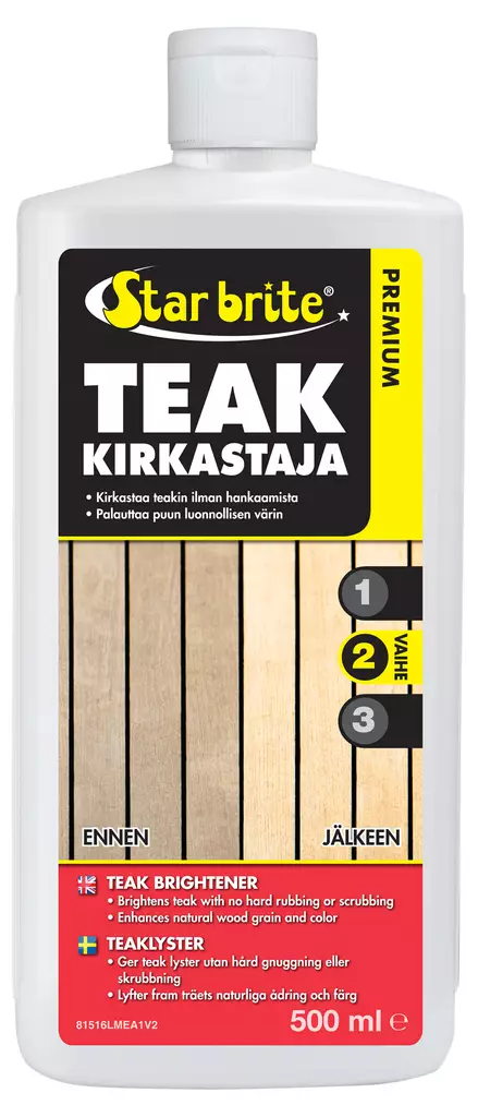Star brite Teakin kirkaste 500ml - Pesu & huolto - 108196 - 1