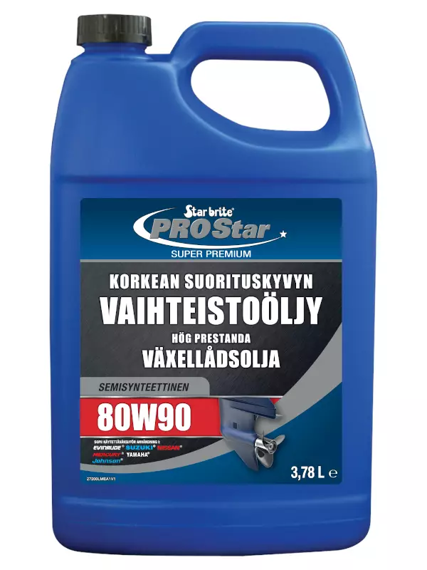 Star brite Vaihteistoöljy 80W90 synt. 3,78L - Veneen Perän osat - 106956 - 1