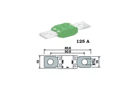 SULAKE MEGA 125A VIHR. - Yleisosat ja tarvikkeet - 76496 - 1