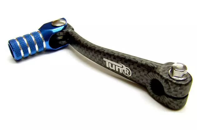 Tec-X Vaihdepoljin, Carbon-kuvio/Sininen, Minarelli AM6 - Mopon & Skootterin Polkimet - 97536 - 1