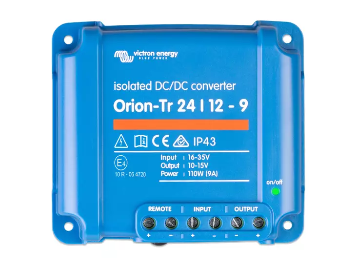 VICTRON ORION-TR KONVERTTERI 24/12-9A (110W) DC-DC - Yleisosat ja tarvikkeet - 49796 - 1