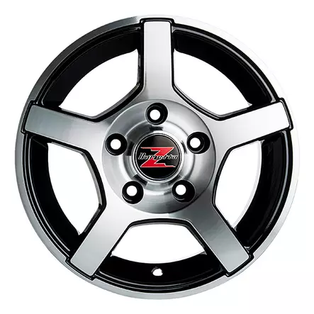 Barzetta Carrello Black Polished 6x13 Jako: 5x112 ET: 30 vanne - Auton Vanteet - 3456 - 2