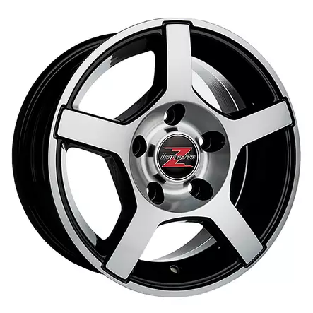 Barzetta Carrello Black Polished 6x13 Jako: 5x112 ET: 30 vanne - Auton Vanteet - 3456 - 1