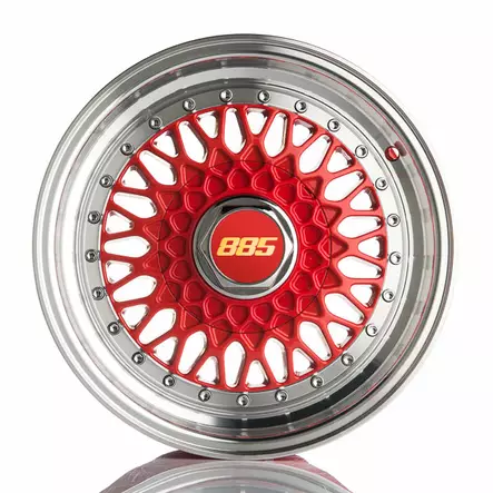 885 Classic RS Red 7x15 Jako: 4x114.3 ET: 20 vanne - Auton Vanteet - 3666 - 2