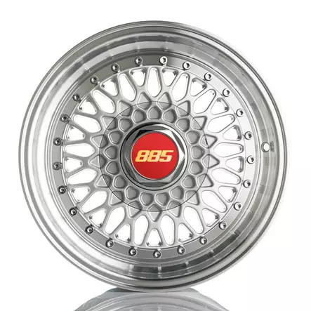 885 Classic RS Silver 7.5x17 Jako: 5x108 ET: 35 vanne - Auton Vanteet - 3196 - 2