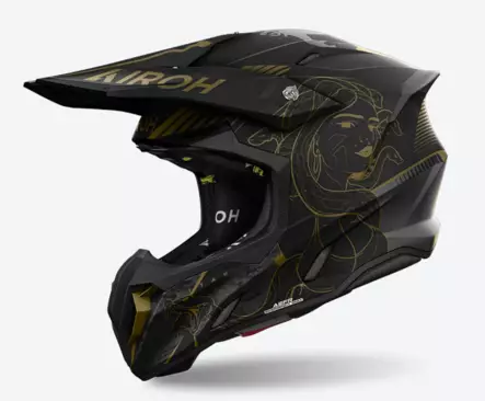 Airoh Kypärä Twist 3 Titaani matta L - MP Offroad-kypärät - 86456 - 1