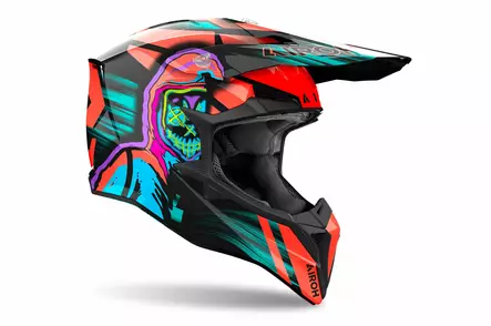 Airoh Kypärä Wraaap Cyber oranssi kiiltävä M - MP Offroad-kypärät - 89376 - 1