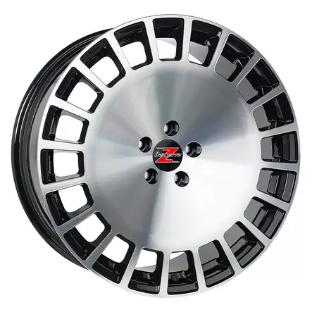 Barzetta Glorioso Black Polished 8.5x20 Jako: 5x112 ET: 35 vanne - 20-tuumaiset - 2736 - 1