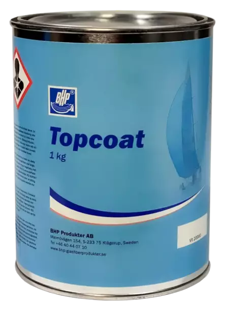 BHP Topcoat 1kg 90000 musta - Lasikuitutuotteet - 110096 - 1