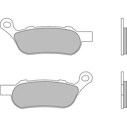 Brembo Jarrupalat Taakse Sintered Road - Moottoripyörän Jarrupalat - 103326 - 1