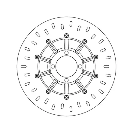 Brembo Serie Oro jarrulevy - Moottoripyörän Jarrulevyt - 102806 - 1