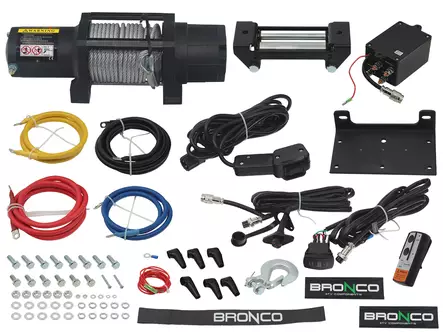 BRONCO GEN II WINCH 6000 Wire - Mönkijän Vinssit - 73166 - 1
