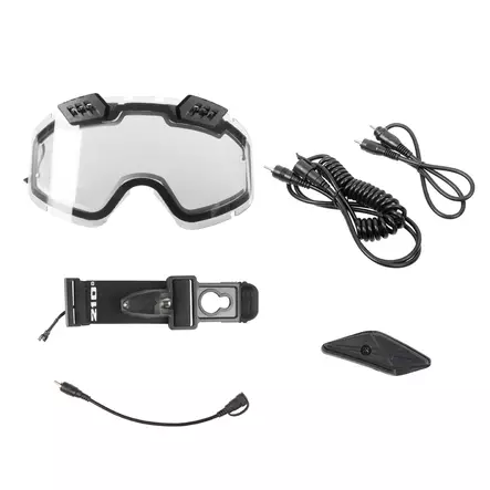 CKX Sähkö Upgrade kit, Ajolasit 210° Airflow kirkas - Moottorikelkan Linssit & varaosat - 108396 - 1