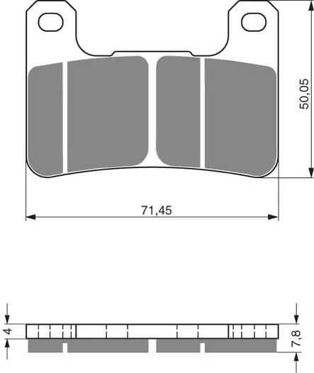 GOLDFREN Jarrupalat 213 Ceramic carbon AD - Moottoripyörän Jarrupalat - 87726 - 1