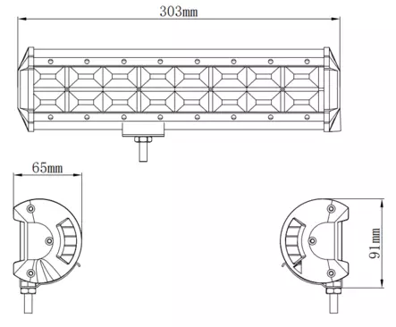 Kinwons Led Kaukovalopaneeli 10-30V 192W Flood - Mönkijän Valot & linssit - 78676 - 1
