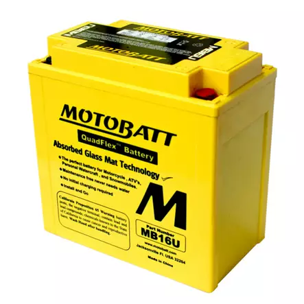 Motobatt akku, MB16U - Yleisosat - Akut - 107006 - 1