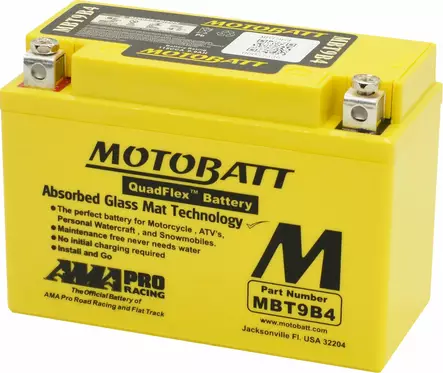 Motobatt akku, MBT9B4 - Yleisosat - Akut - 107786 - 1