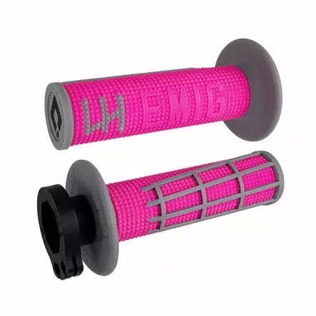 ODI EMIG 2.0 - V2 LOCK-ON Grip PINK/Grey - Moottoripyörän Ohjaus & hallinta - 69376 - 1