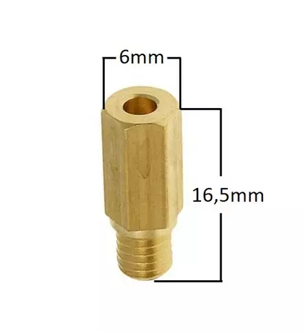 Pääsuutin, # 115 , Kuuskantti, Yhteensopiva: Keihin / Flat side - Moottoripyörän Kaasuttimet - 98626 - 1