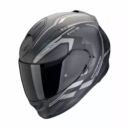 SCORPION Kypärä EXO-491 KRIPTA Mattamusta-Hopea M - MP Umpikypärät - 80876 - 1