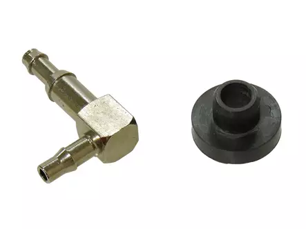 Sno-X Tankinliitin 1/2 reikä,1/4 letku - Moottorikelkan Korkit - 129206 - 1