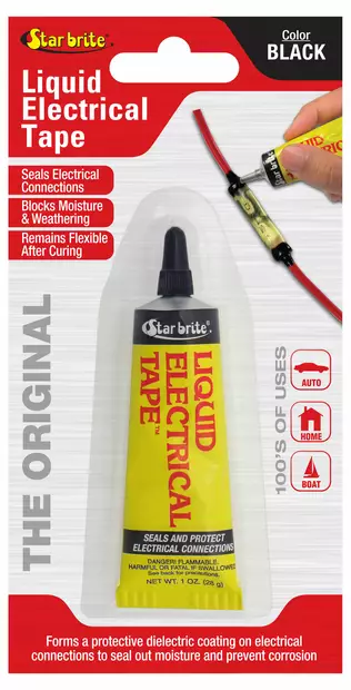 Star brite Nestemäinen sähköteippi musta 28g - Pesu & huolto - 107636 - 1