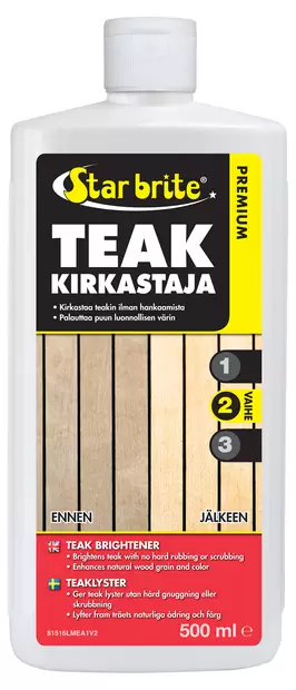 Star brite Teakin kirkaste 500ml - Pesu & huolto - 108196 - 1