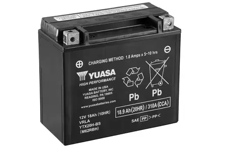 Yuasa akku, YTX20H-BS (cp) - Yleisosat - Akut - 108376 - 1