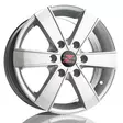 Barzetta Toro Silver Pakettiautoihin TARJOUS! 7x17 Jako: 6x130 ET: 55 vanne - Auton Vanteet - 3106 - 1