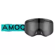 AMOQ Vision Vent+ Magnetic Ajolasit Turkoosi/Musta - Savu - Moottorikelkan Ajolasit - 72166 - 1