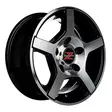 Barzetta Carrello Black Polished 6x13 Jako: 5x112 ET: 30 vanne - Perävaunujen vanteet - 3456 - 3