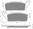 GOLDFREN Jarrupalat 022 Ceramic Carbon S3 - Moottoripyörän Jarrupalat - 88946 - 1