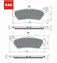 GOLDFREN Jarrupalat 444 Ceramic Carbon AD - Moottoripyörän Jarrupalat - 79086 - 1