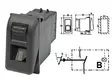 KEINUK. 2-NAP. 0-1 22X44 B PALAUTTAVA LUKOLLA - Yleisosat ja tarvikkeet - 75036 - 1