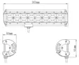 Kinwons Led Kaukovalopaneeli 10-30V 192W Flood - Mönkijän Valot & linssit - 78676 - 1