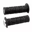 ODI (Single-Clamp) GRIPS ROGUE ATV/PWC - V2.1 L/O 125mm ¾ Flg Black w/Silver Cla - Moottoripyörän Ohjaus & hallinta - 81206 - 1