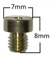 Pääsuutin, # 48 , Pyöreä, 5mm, Yhteensopiva: Dellorto - Mopon & Skootterin Kaasuttimen lisävarusteet - 98936 - 1