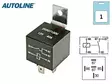 RELE 12V 40A 5-NAP. 2X87 BLISTER - Yleisosat ja tarvikkeet - 53416 - 1