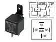 RELE 24V 2X10A 5-N. 87B, VASTUS, PITIMELLÄ - Yleisosat ja tarvikkeet - 43396 - 1