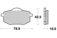 Sbs Jarrupalat Ceramic - Moottoripyörän Jarrupalat - 104536 - 1