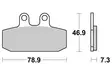 Sbs Jarrupalat Ceramic - Moottoripyörän Jarrupalat - 104546 - 1