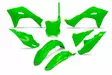 UFO Plastic kit 5-parts Neon-Green KX250F 25-.. KX450F 24-.. - Moottoripyörän Muovisarjat - 80136 - 1